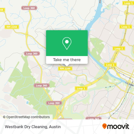 Mapa de Westbank Dry Cleaning