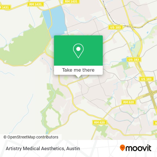 Artistry Medical Aesthetics map