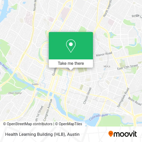 Health Learning Building (HLB) map