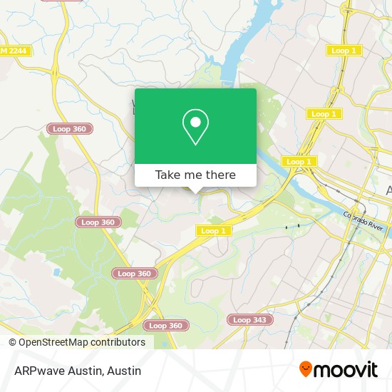 Mapa de ARPwave Austin