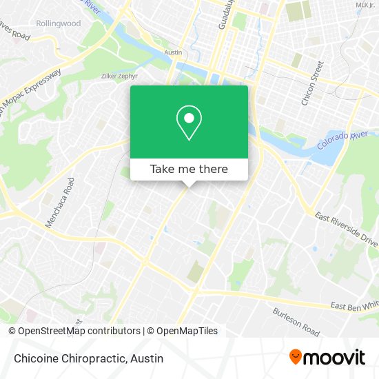 Chicoine Chiropractic map