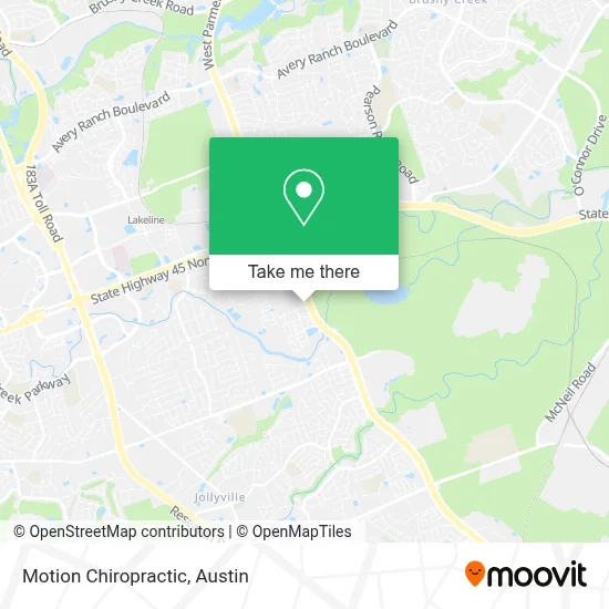 Motion Chiropractic map