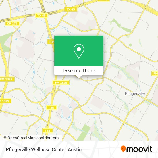 Pflugerville Wellness Center map