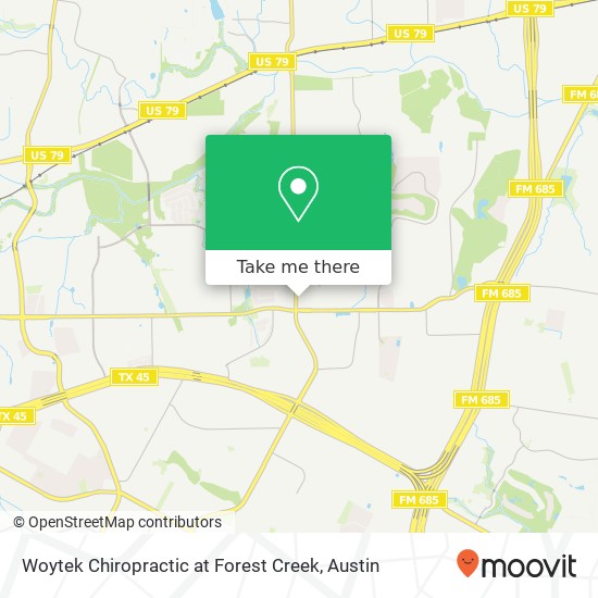 Mapa de Woytek Chiropractic at Forest Creek