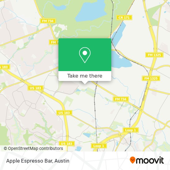 Mapa de Apple Espresso Bar