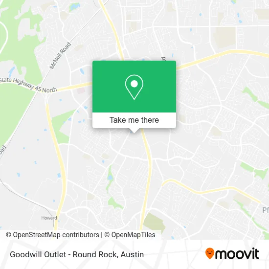 Goodwill Outlet - Round Rock map
