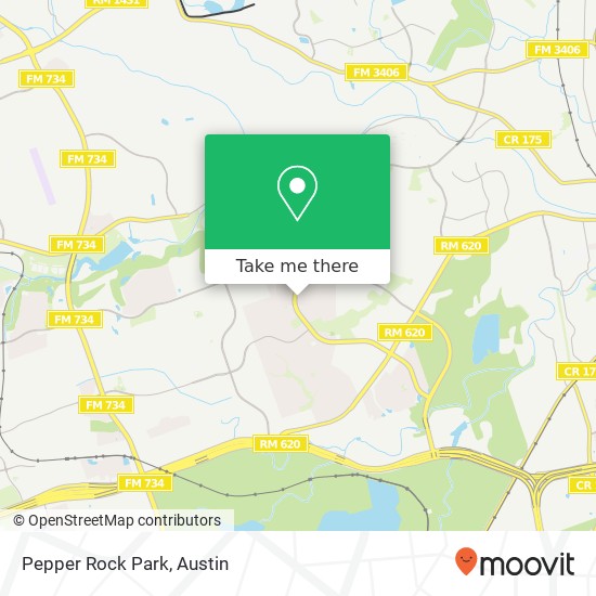 Pepper Rock Park map