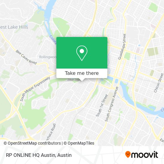 RP ONLINE HQ Austin map