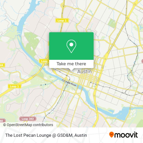 Mapa de The Lost Pecan Lounge @ GSD&M