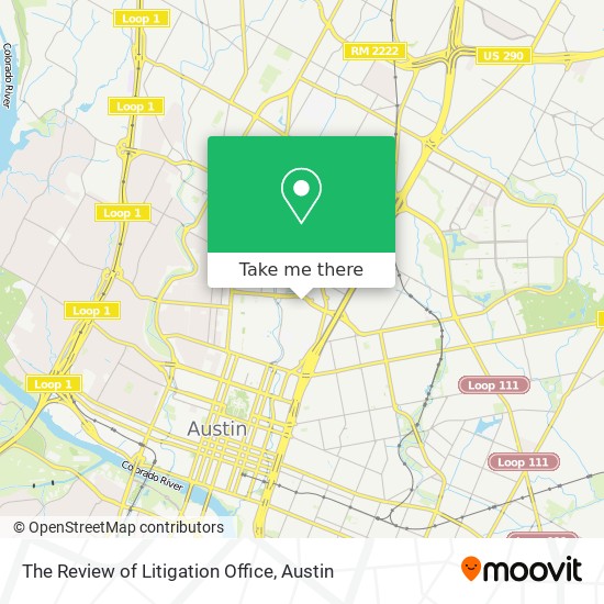 The Review of Litigation Office map