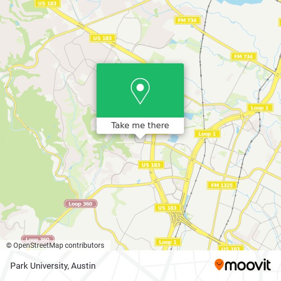 Mapa de Park University