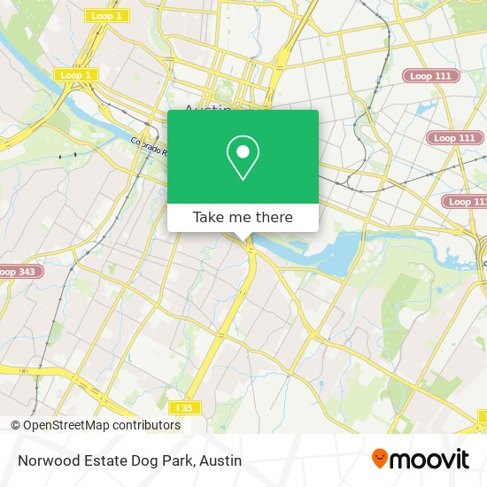 Norwood Estate Dog Park map