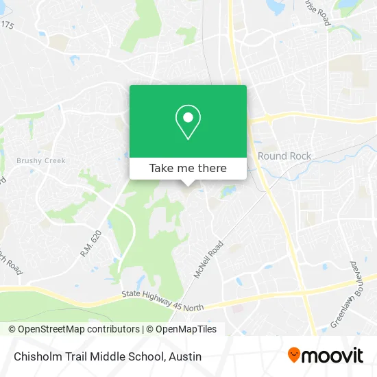 Chisholm Trail Middle School map