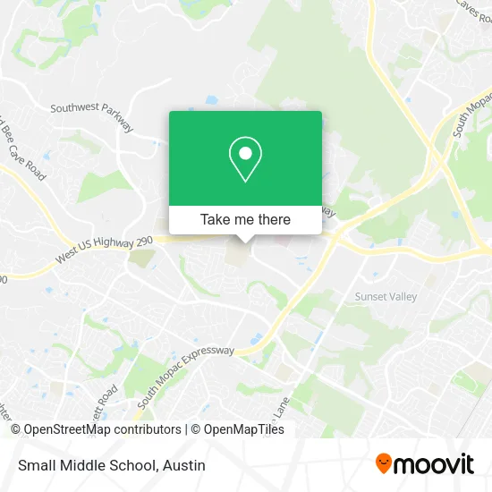 Small Middle School map