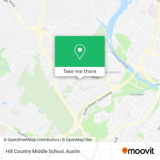 Hill Country Middle School map