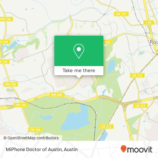 Mapa de MiPhone Doctor of Austin
