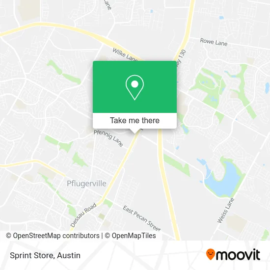 Sprint Store map
