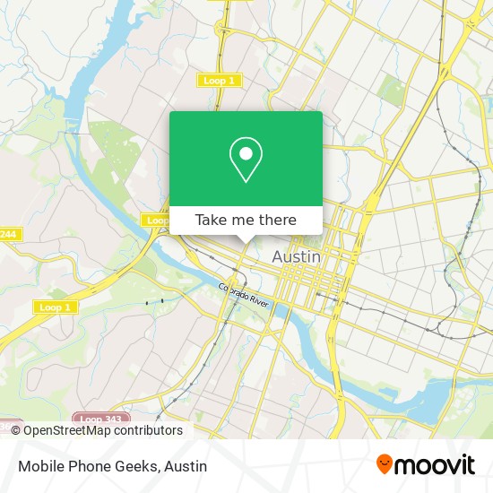 Mapa de Mobile Phone Geeks