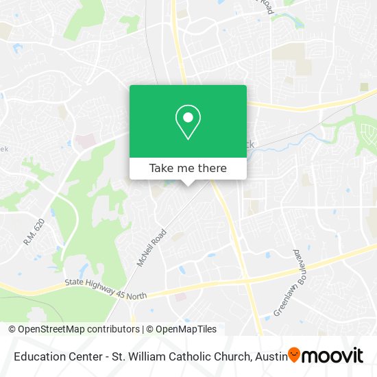 Education Center - St. William Catholic Church map