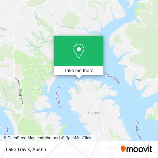 Lake Travis map