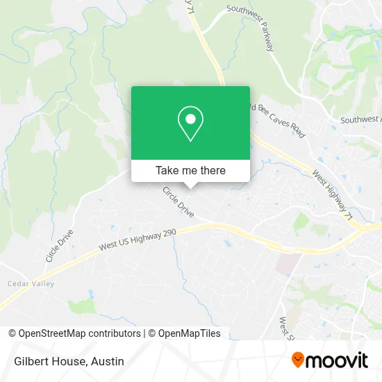 Gilbert House map