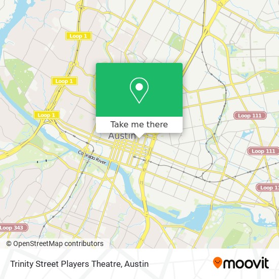 Mapa de Trinity Street Players Theatre