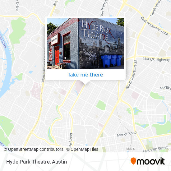 Mapa de Hyde Park Theatre