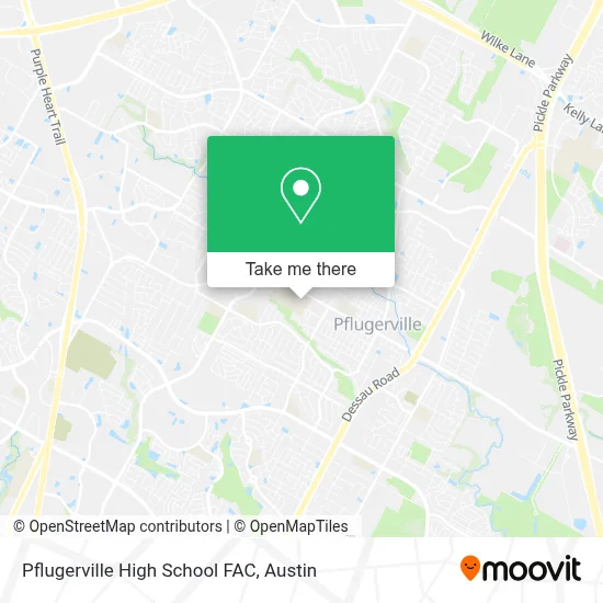 Pflugerville High School FAC map