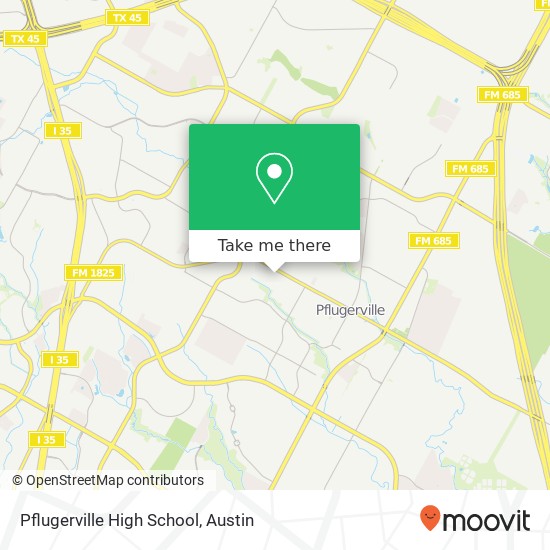 Pflugerville High School map