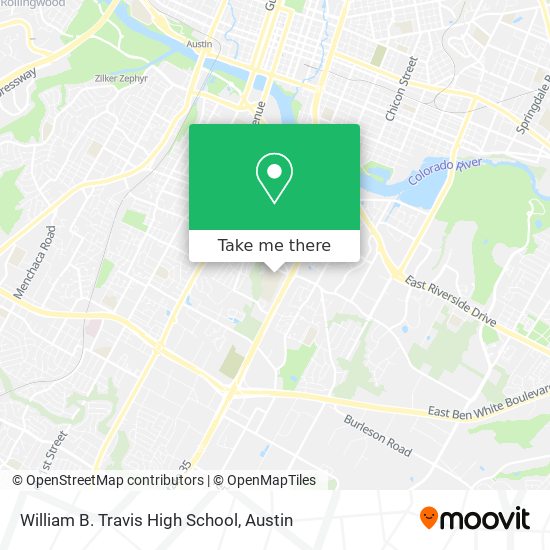Mapa de William B. Travis High School