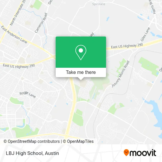 Mapa de LBJ High School