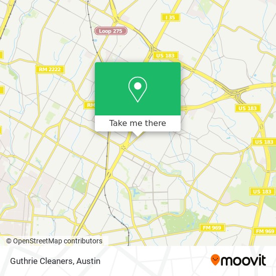 Guthrie Cleaners map
