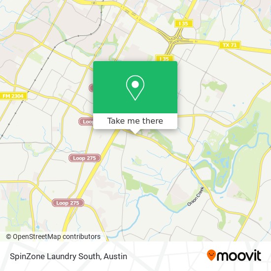SpinZone Laundry South map