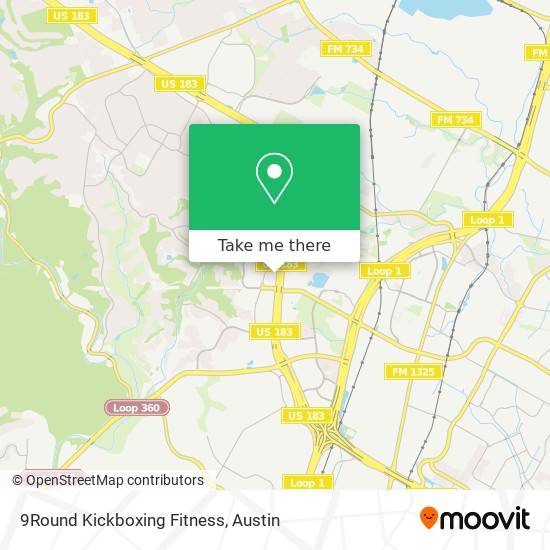 9Round Kickboxing Fitness map