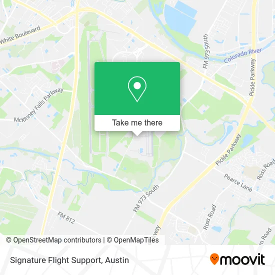 Signature Flight Support map