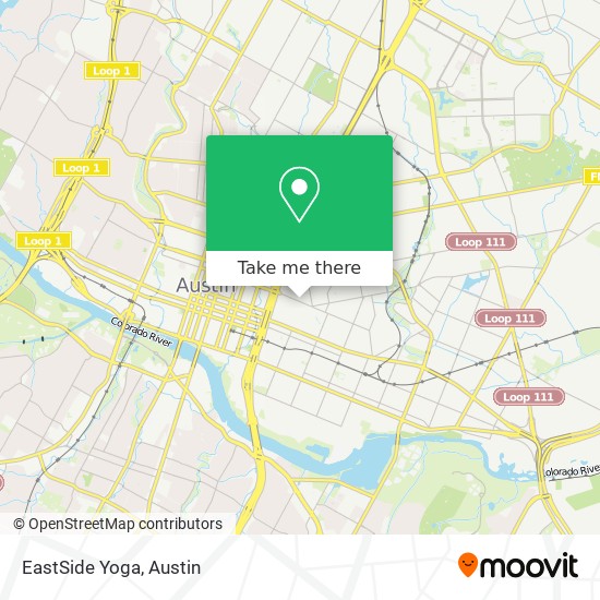 EastSide Yoga map