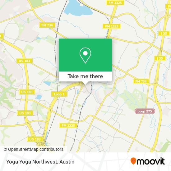Yoga Yoga Northwest map