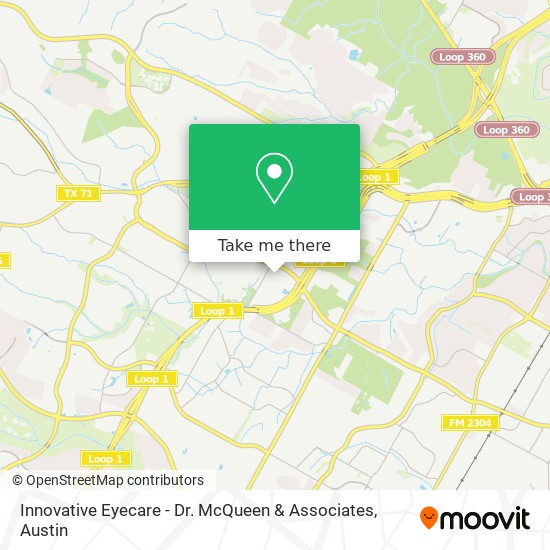 Mapa de Innovative Eyecare - Dr. McQueen & Associates