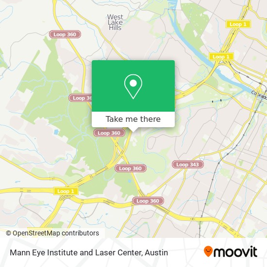 Mann Eye Institute and Laser Center map