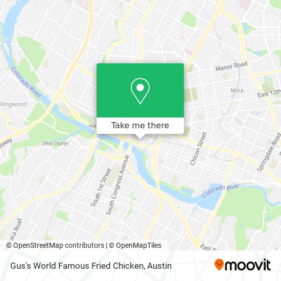 Gus's World Famous Fried Chicken map