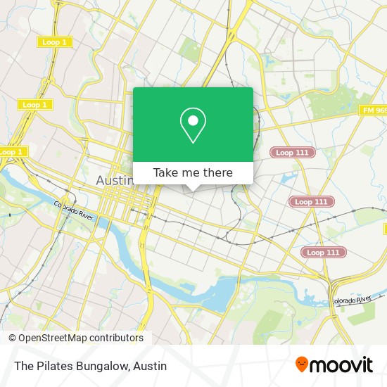 The Pilates Bungalow map