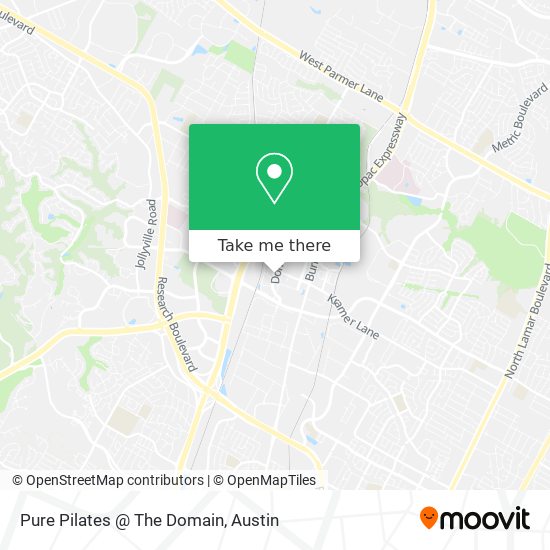 Pure Pilates @ The Domain map