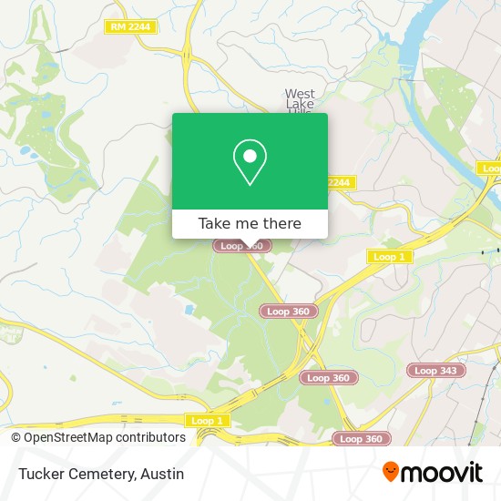 Tucker Cemetery map