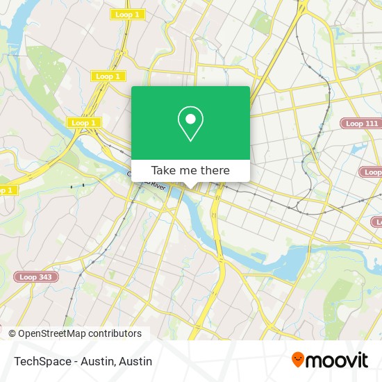 Mapa de TechSpace - Austin