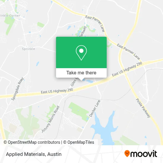 Applied Materials map