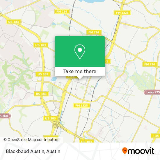Mapa de Blackbaud Austin