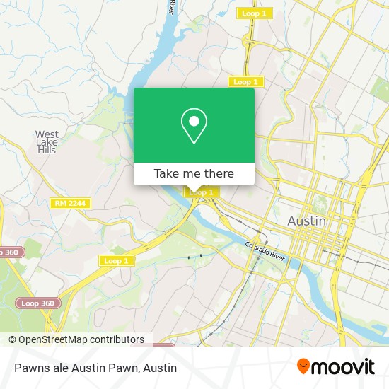 Mapa de Pawns ale Austin Pawn