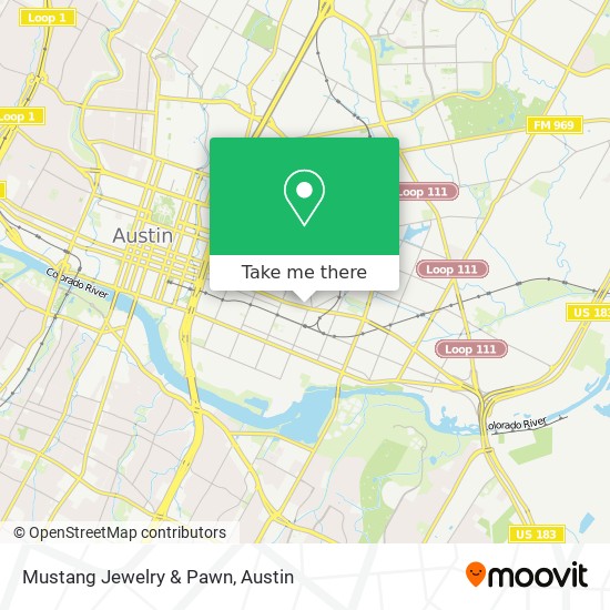 Mustang Jewelry & Pawn map