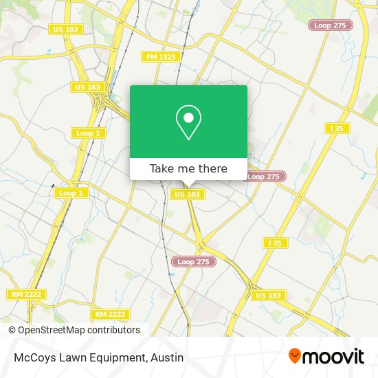 McCoys Lawn Equipment map