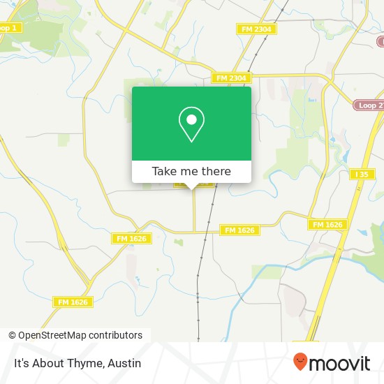 It's About Thyme map